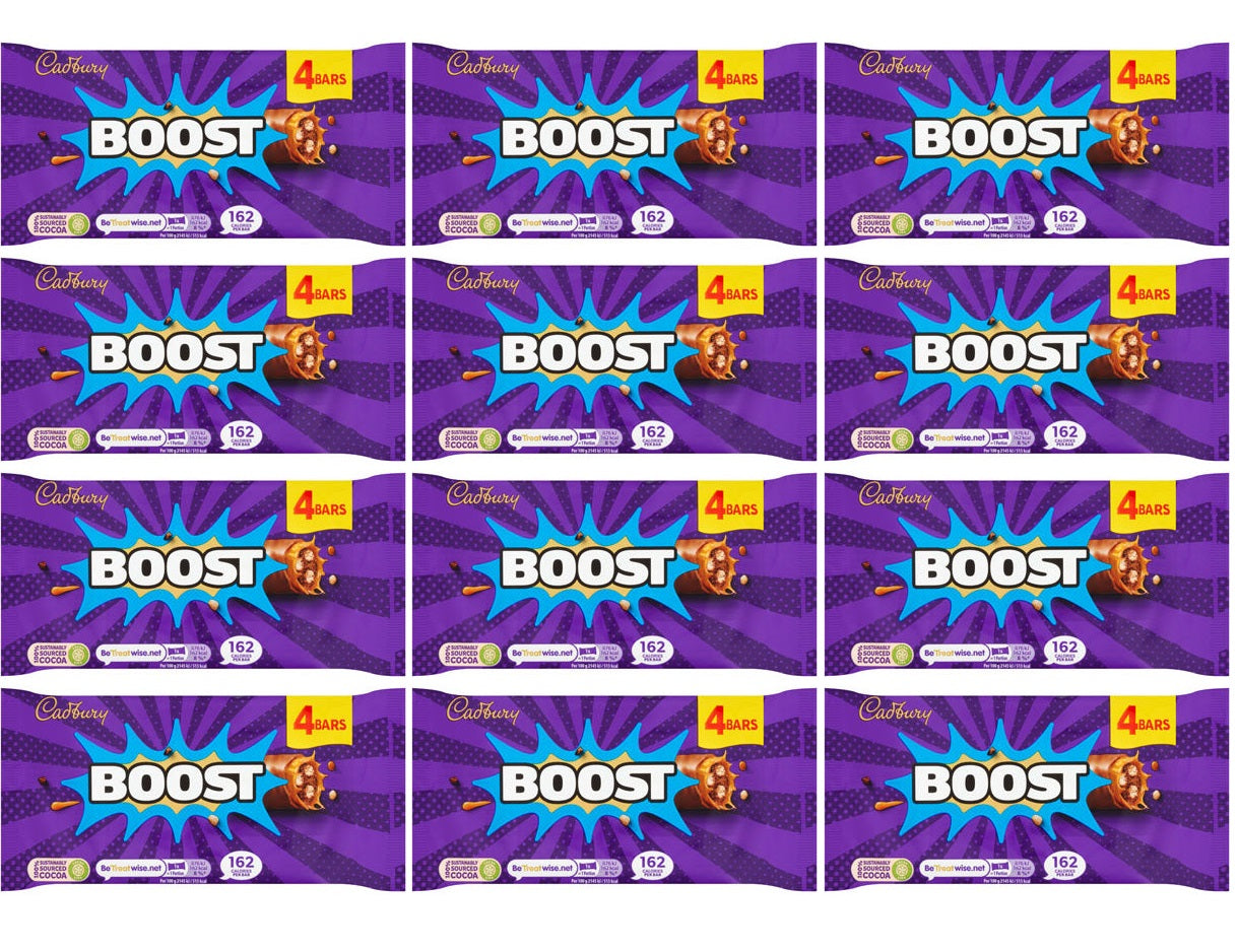 12 x Cadbury Boost Bar 4pk - 126GM