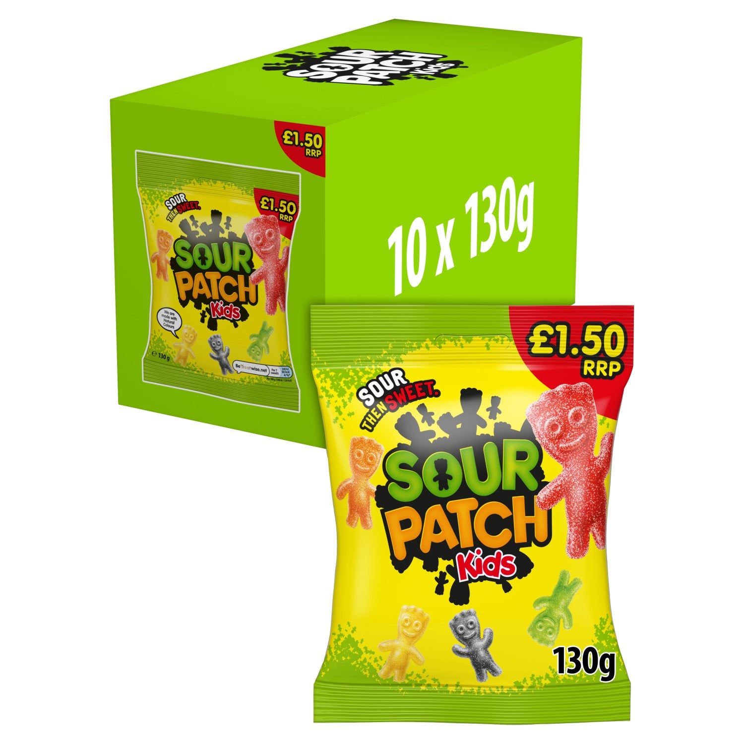 10 x Sour Patch Kids Original Pmp - 130GM
