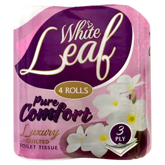 10 x White Leaf Pure Comfort - 4 PACK