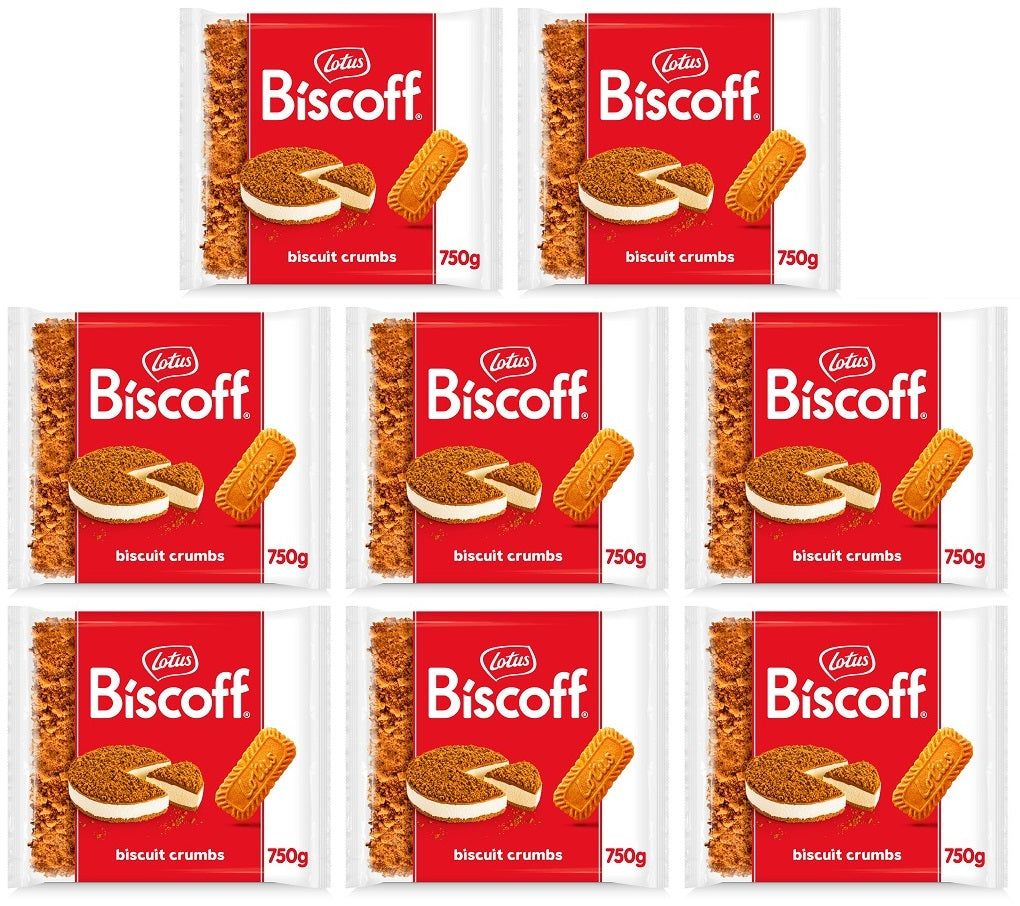 8 X Biscoff Biscuit Crumbs - 750Gm