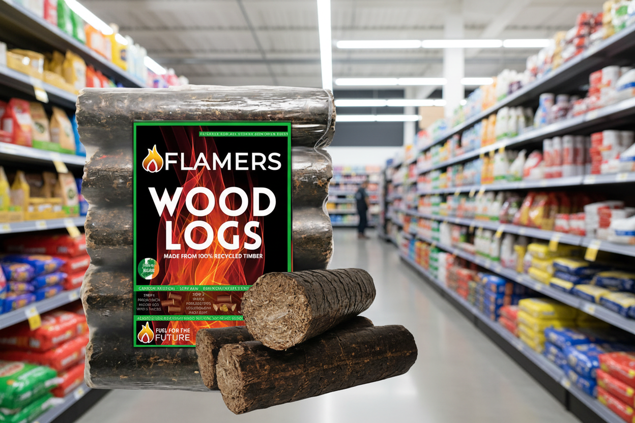 Flamers Wood Logs - 5 PACK