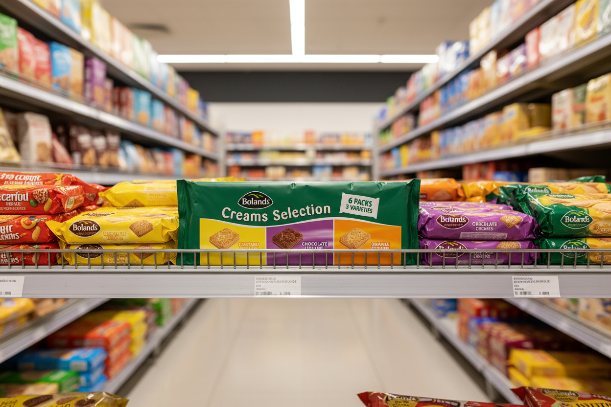 16 x Bolands Creams Selection 6 X 75G (450G)