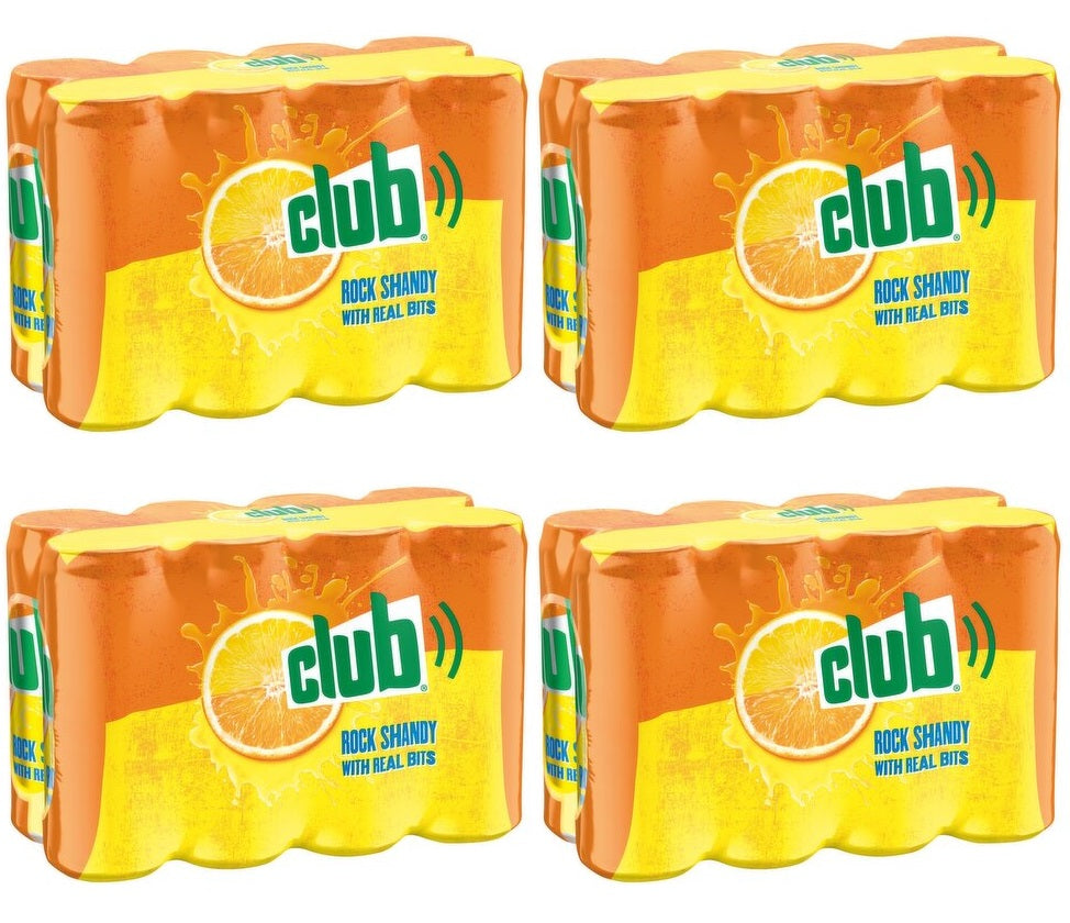 4 x Club Rock Shandy Can 8 X 330Ml