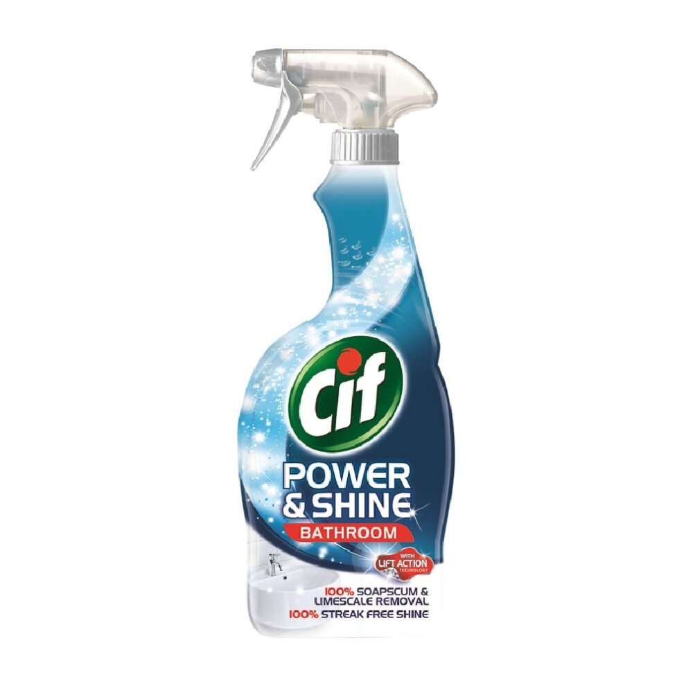 6 x Cif Bathroom Spray Cleanboost 700 Ml