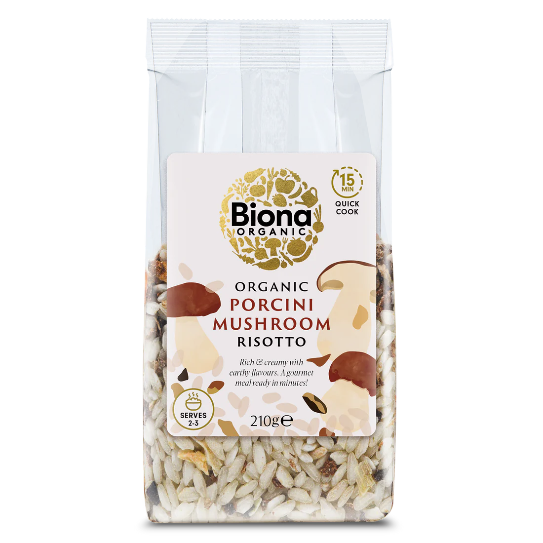 Biona Org Porcini Mushroom Risotto - 210g