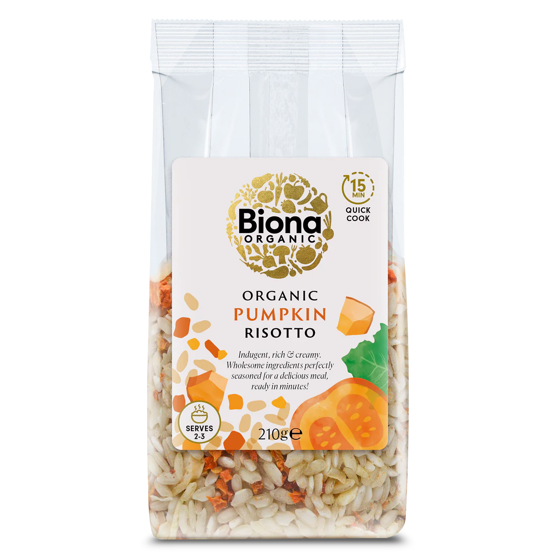 Biona Org Pumpkin Risotto - 210g