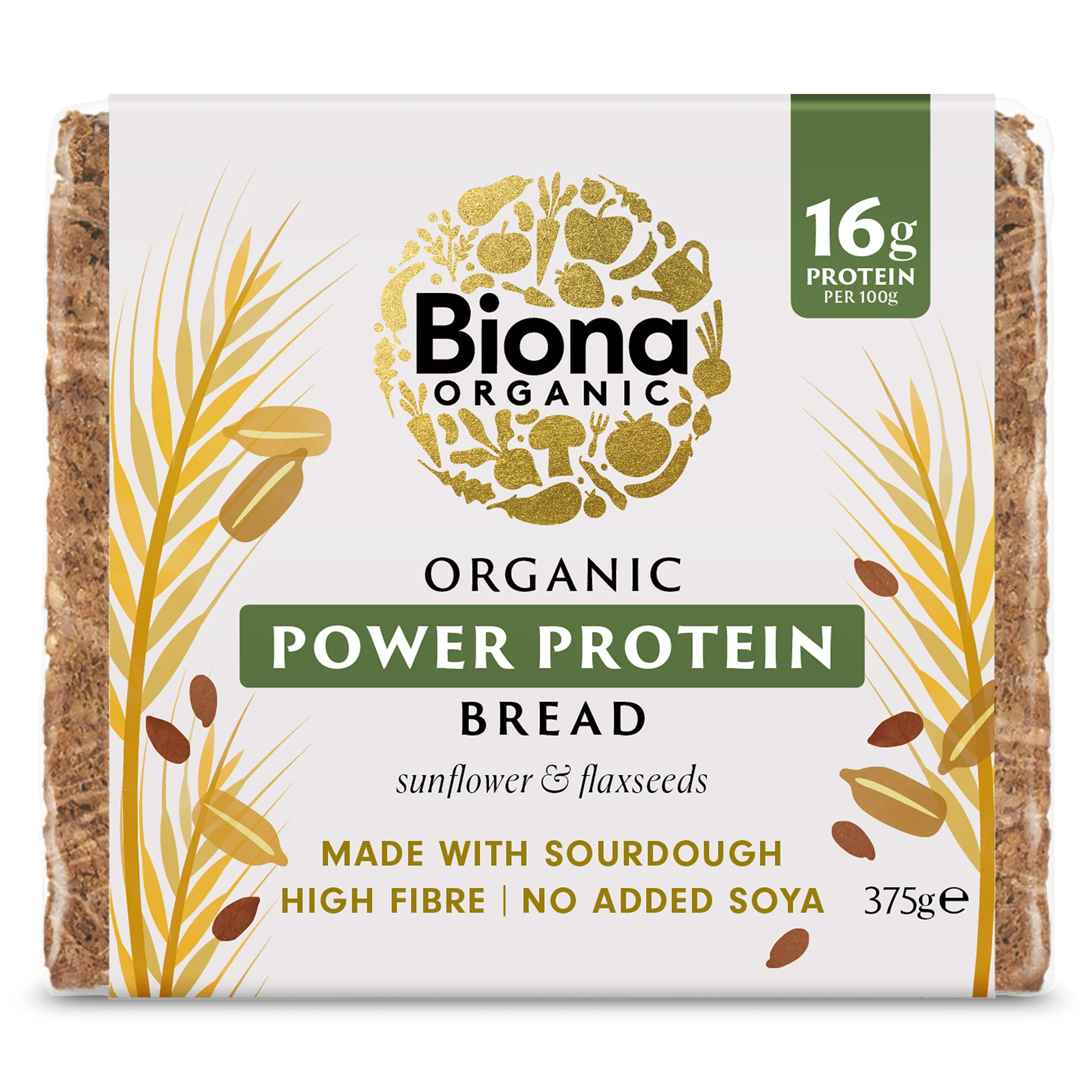 Biona Org Power Protein Bread - 375g