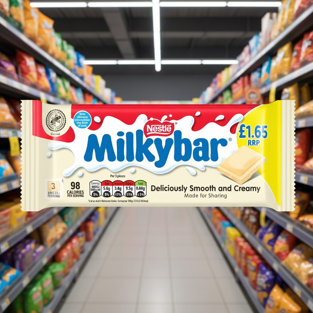 20 x Nestle Milkybar White Large Bar - 90GM