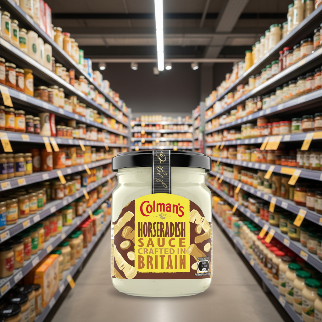 8 x Colman's Sauce Horseradish 136 G