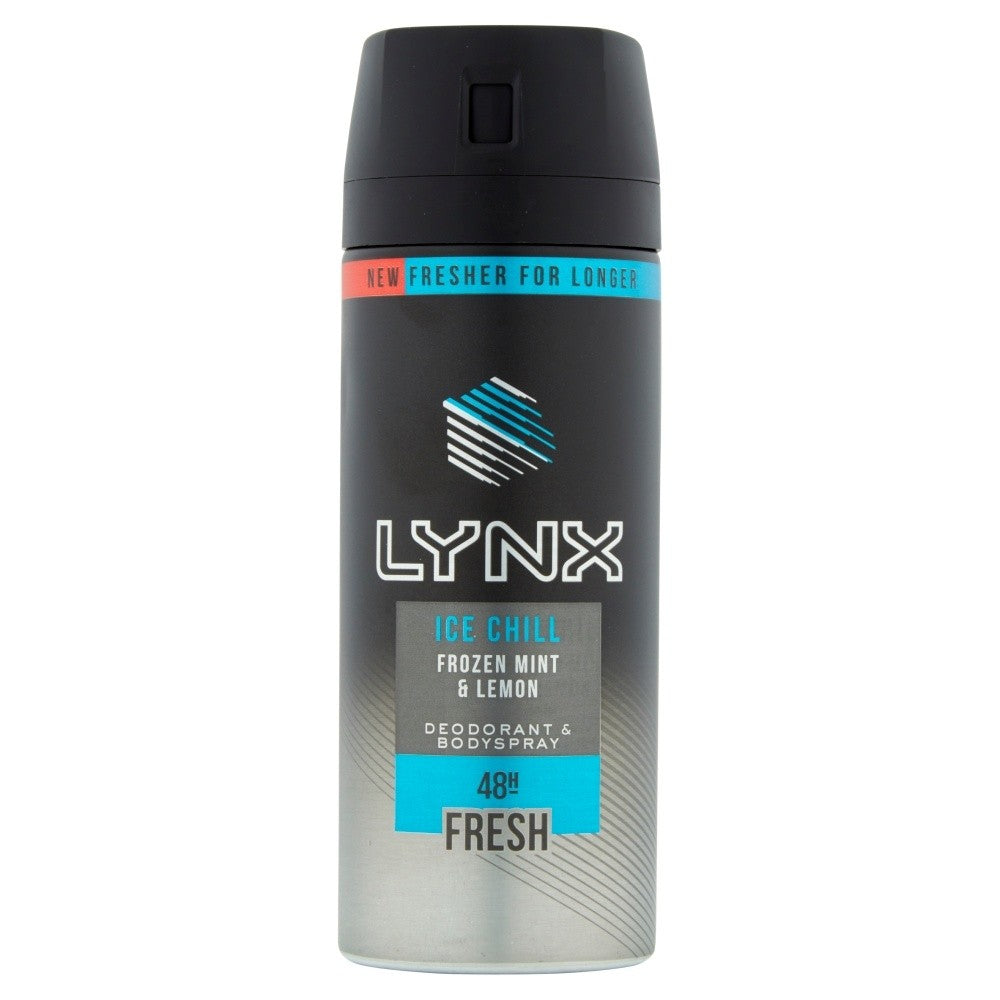 6 x Lynx Body Spray Ice Chill 150 Ml