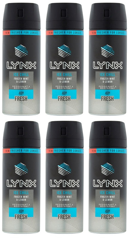 x Lynx Body Spray Ice Chill 150 Ml