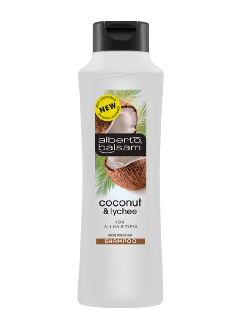 6 x Alberto Balsam Coconut & Lychee Shampoo 350Ml