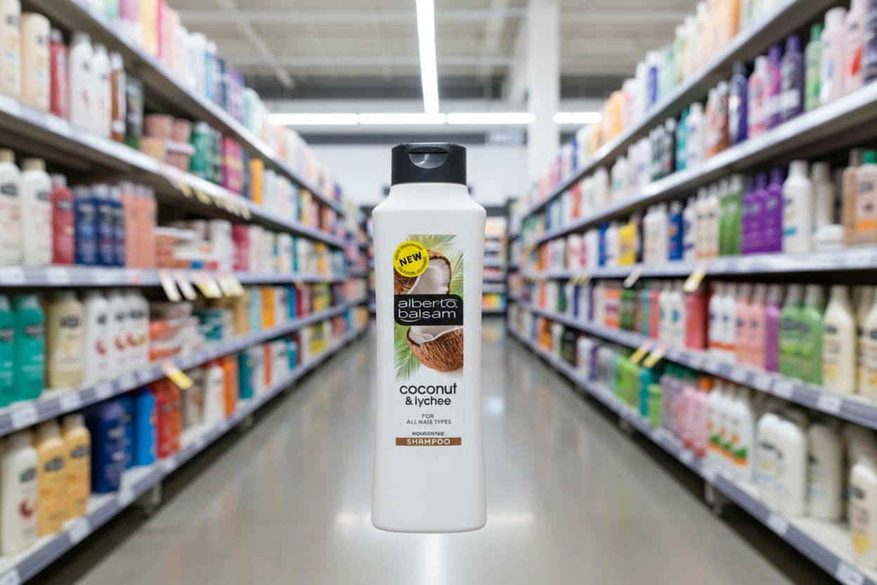 6 x Alberto Balsam Coconut & Lychee Shampoo 350Ml