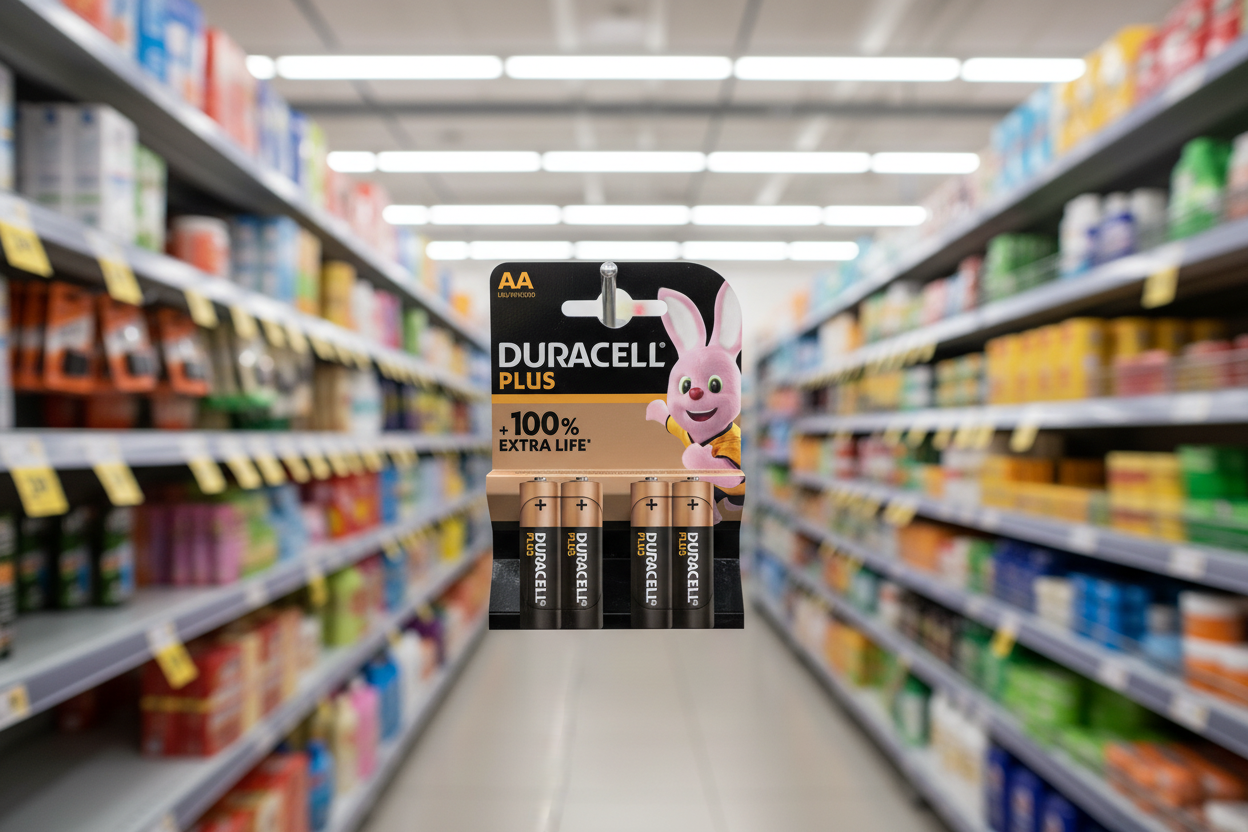 20 x Duracell Plus 100% Aa 4 Pack