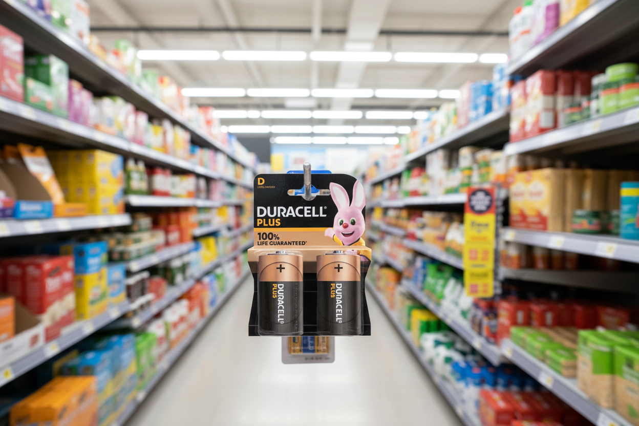 10 x Duracell Plus D 2 Pack