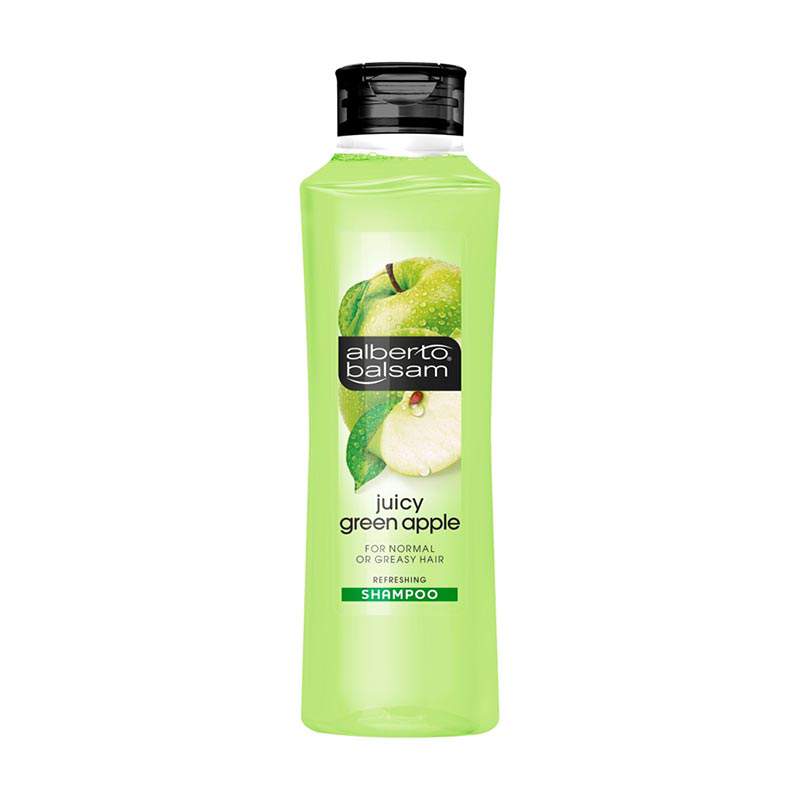 6 x Alberto Balsam Juicy Green Apple Shampoo 350Ml