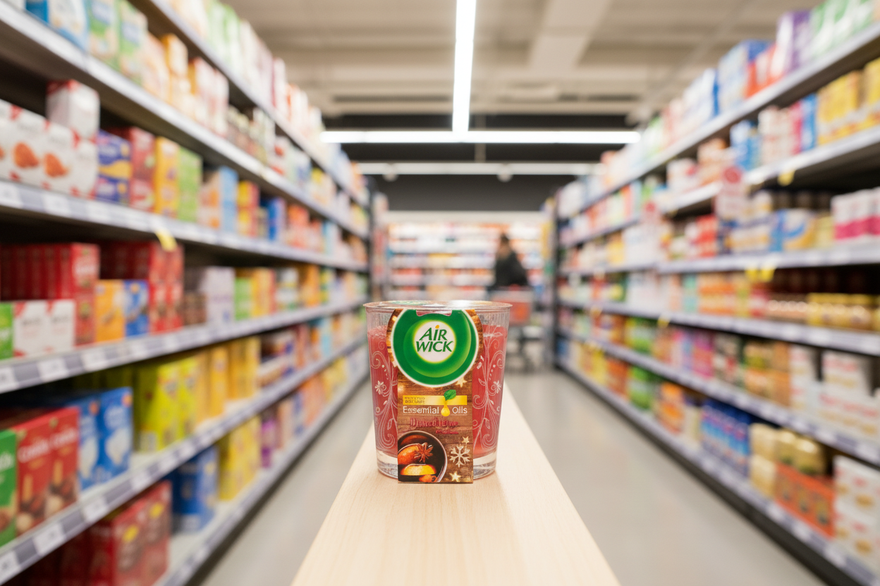 6 x Air Wick Essential Oils Candle Mulled Wine