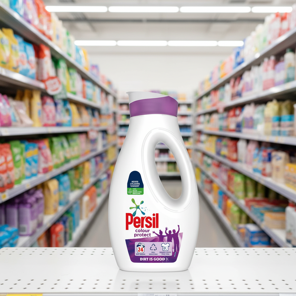 5 x Persil Colour Laundry Washing Liquid Detergent 24 Wash 648 Ml
