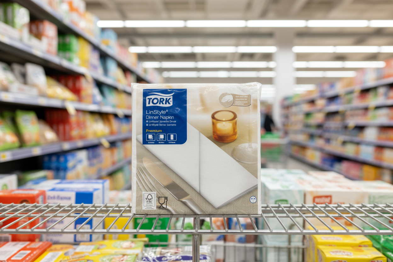 Tork Lstyle Napkin White 8Fold