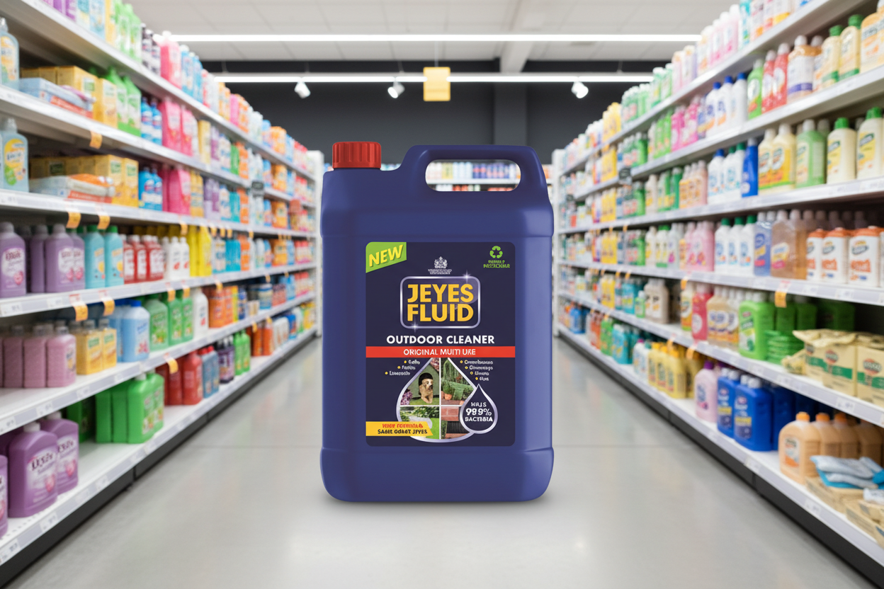 4 x Jeyes Fluid The Original Outdoor Cleaner 5L