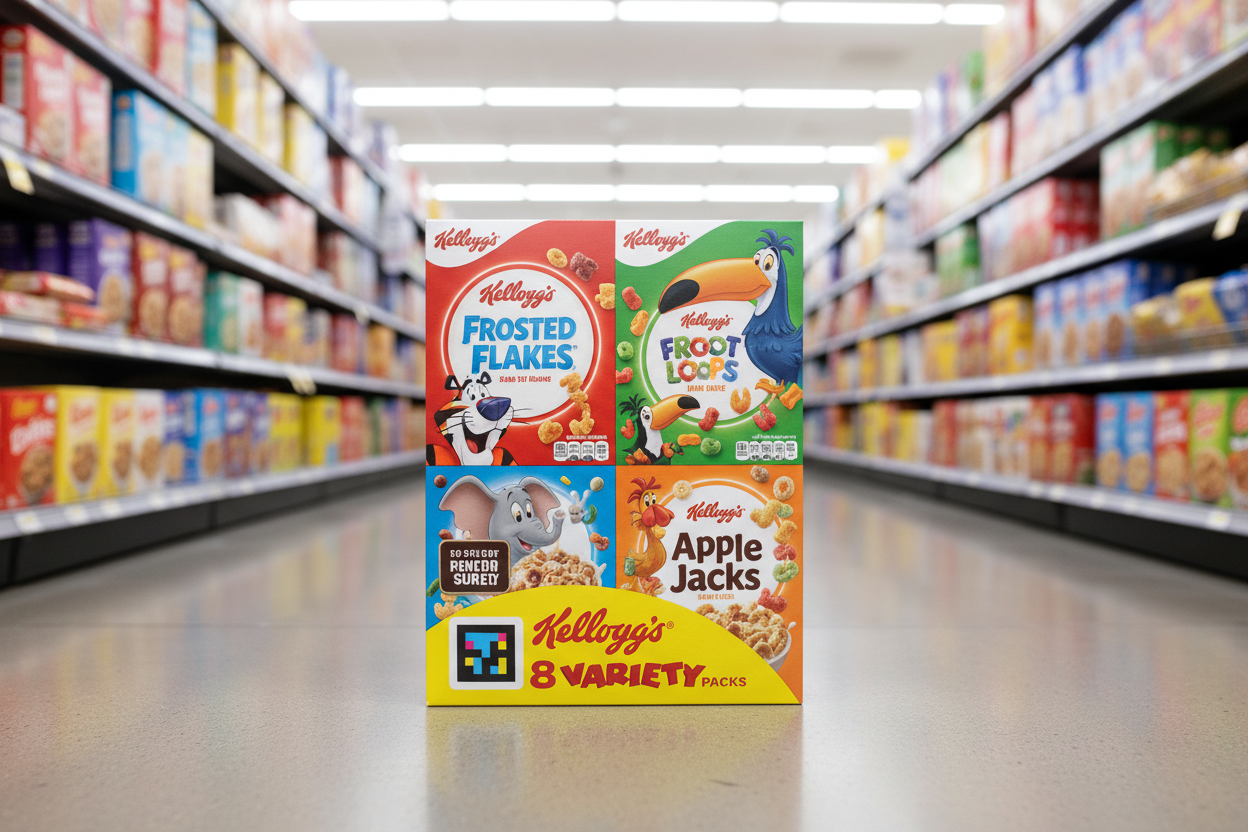 12 x Kelloggs Variety Pack 8's