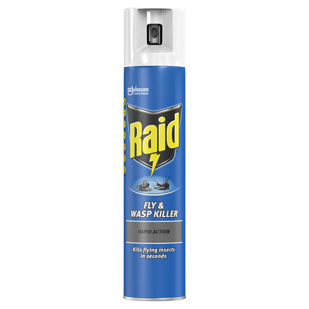 6 x Raid Rapid Action Fly & Wasp Insect Killer 300Ml