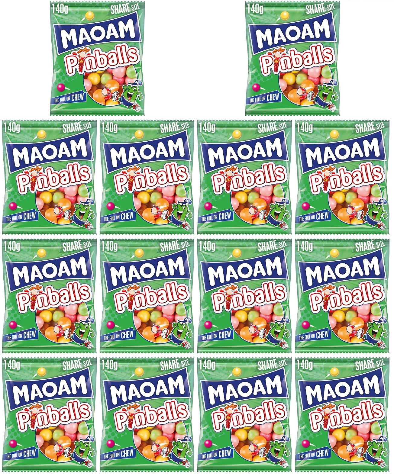 14 x Maoam Pinballs 140G