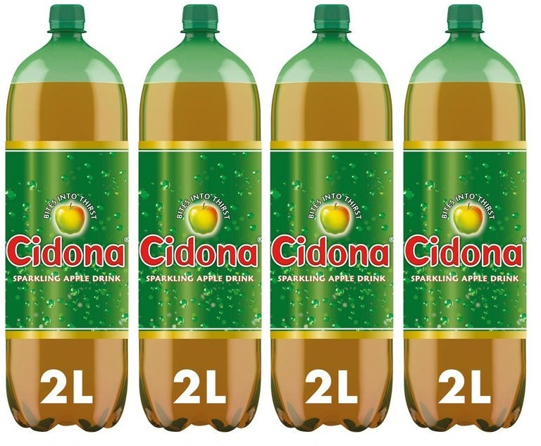 4 x Cidona Sparkling Apple Drink 2 Litres