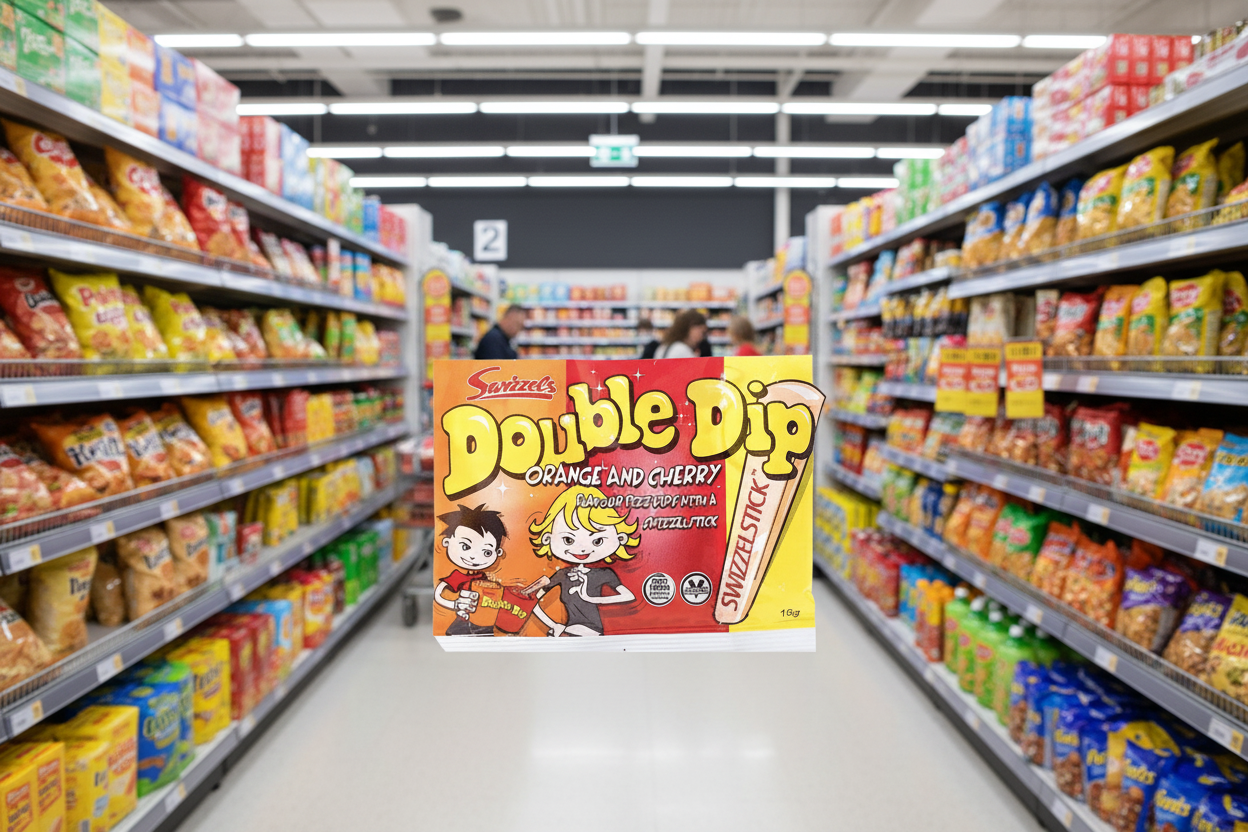 36 x Swizzels Orange & Cherry Double Dip 19G