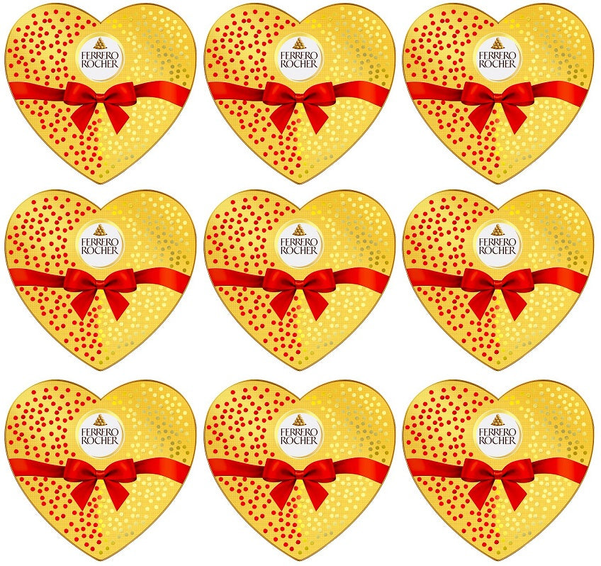 9 x Ferrero Rocher Heart - 125GM
