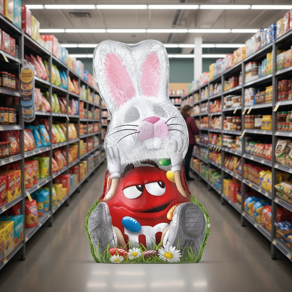 20 x M&m's Milk Chocolate Easter Hollow Shape - 100GM