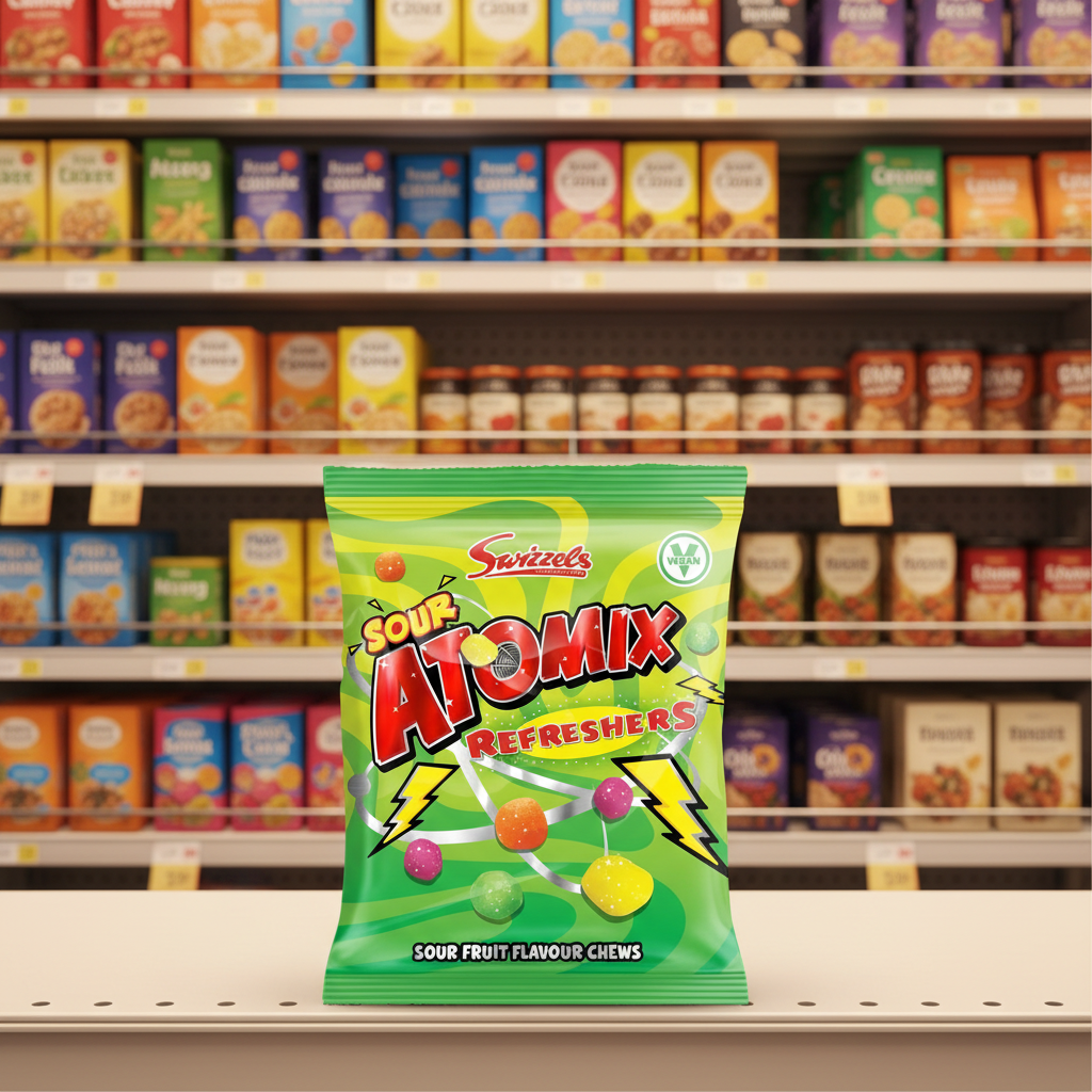 12 X Swizzels Atomix Refreshers - 110Gm