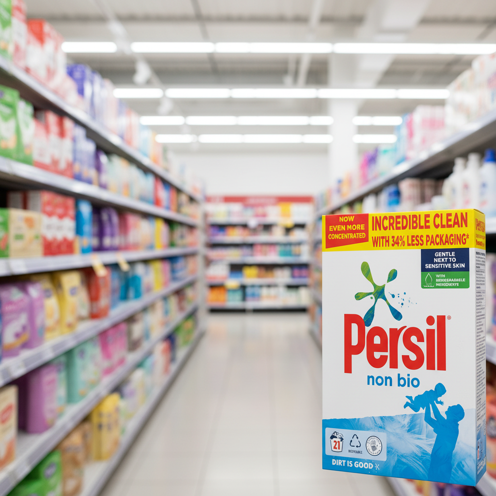 4 x Persil Washing Powder Non Bio 1.05 Kg (21 Washes)