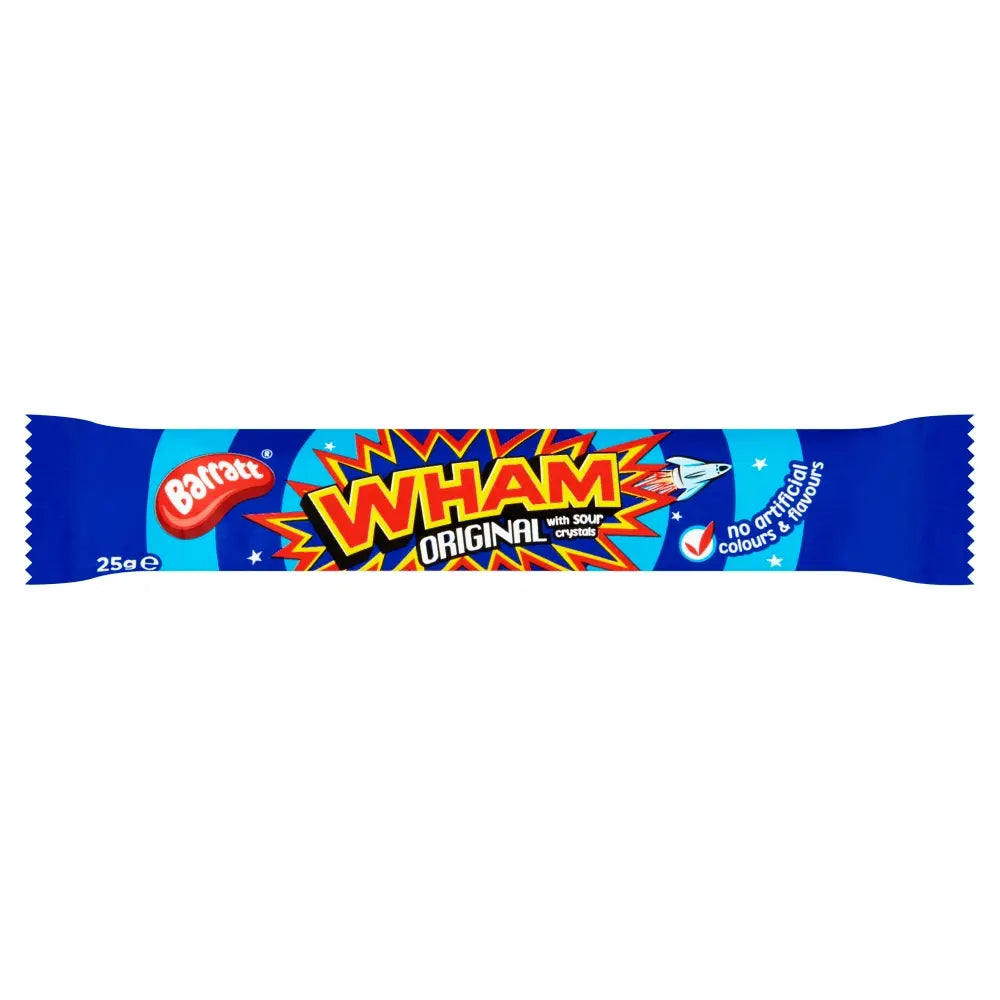 50 x Wham Original Chew Bar Standard 25Gm