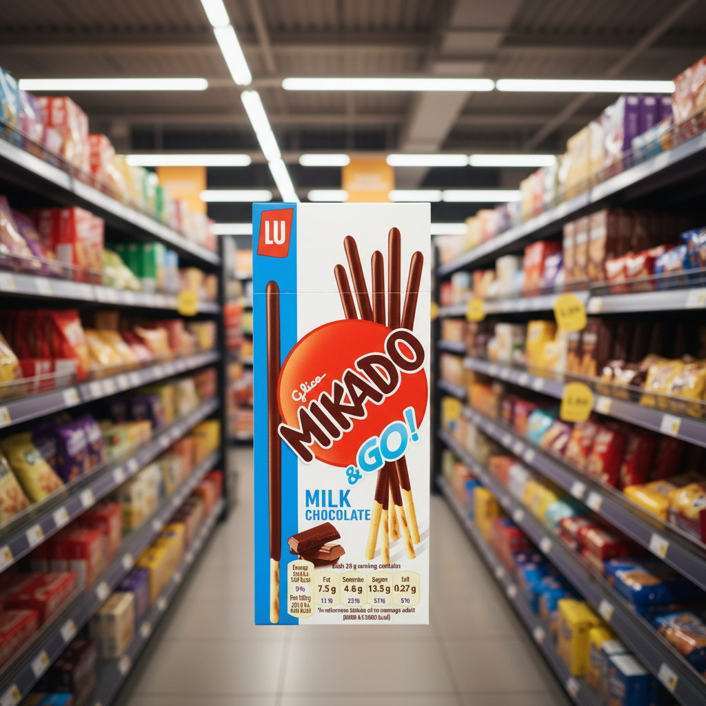 24 x Lu Mikado Milk Chocolate Sticks - 39Gm