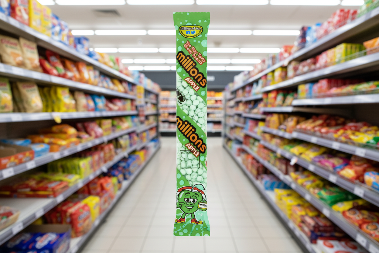 12 x Millions Tube Apple - 55GM