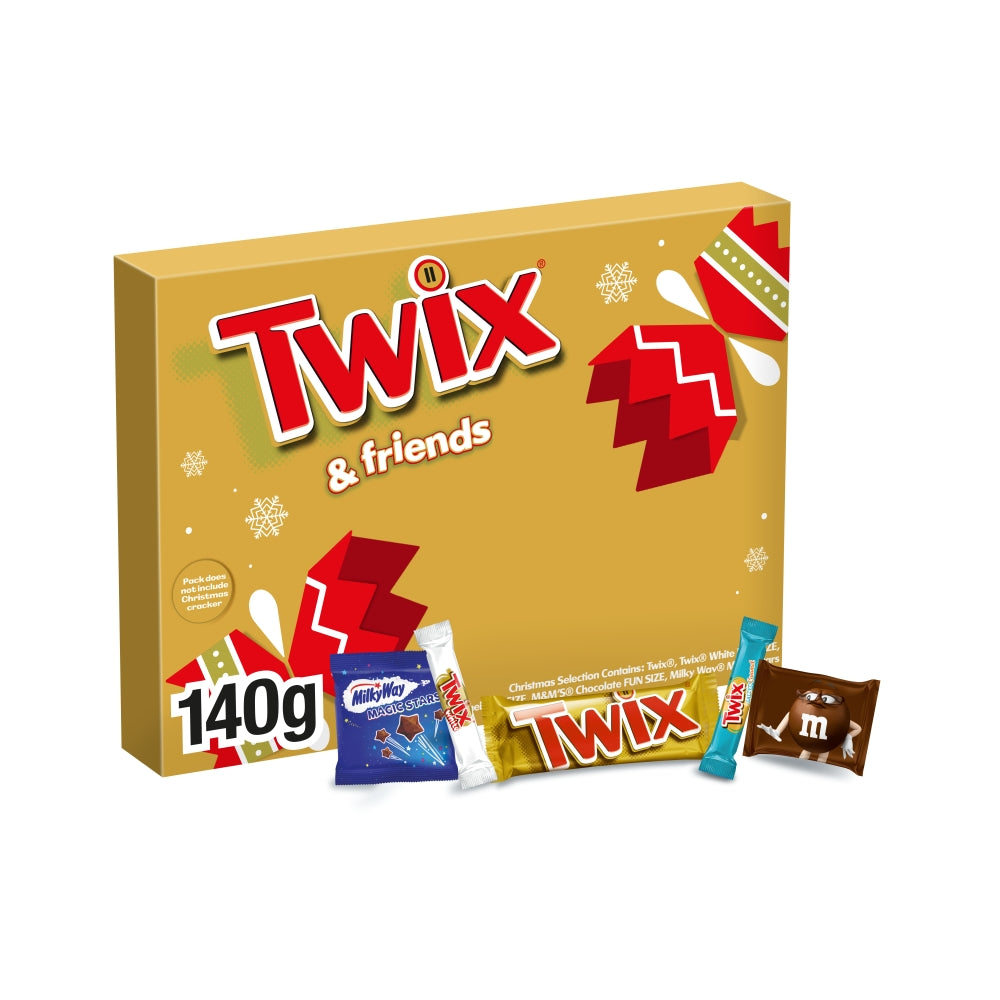 9 x Twix & Friends Medium Selection Box - 140GM