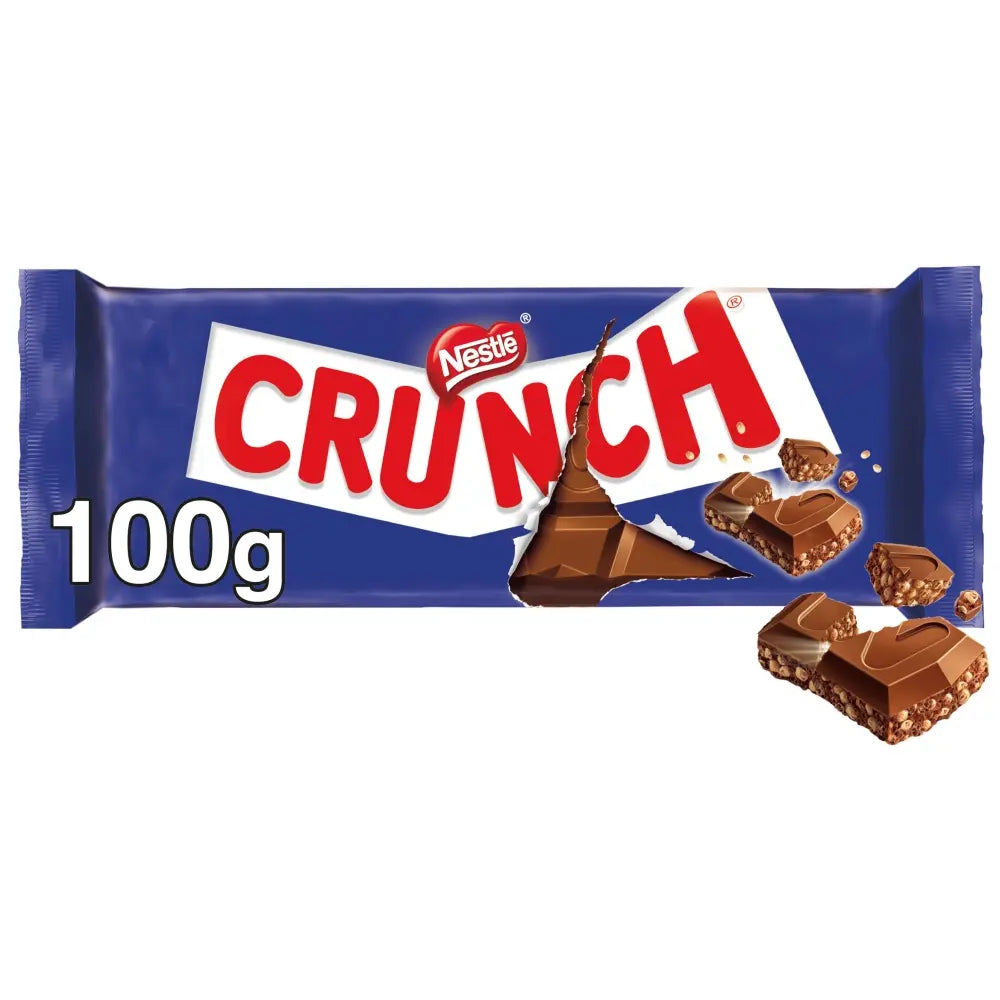 16 x Crunch Milk Chocolate Sharing Bar 100G