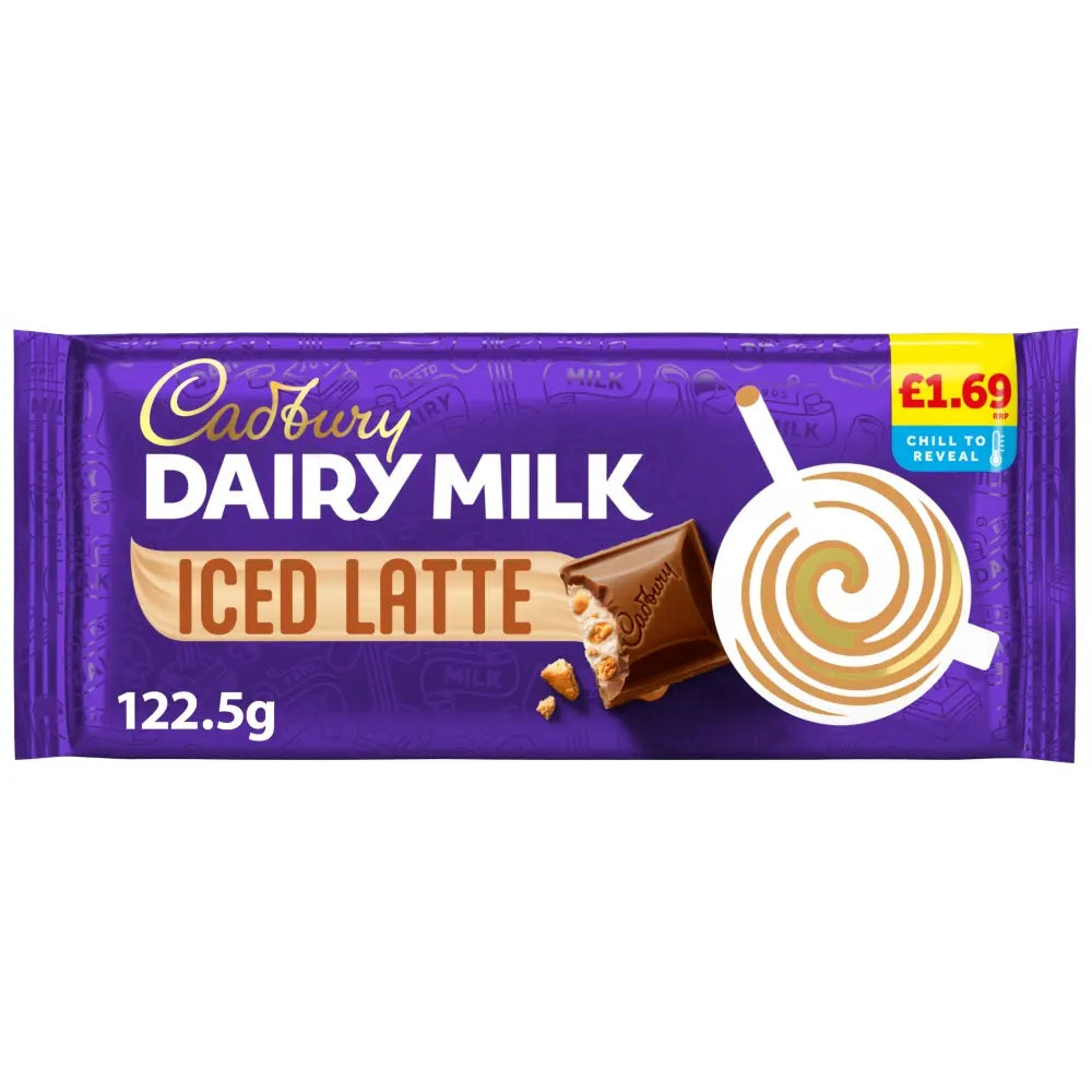 17 x Cadbury Dairy Milk Iced Latte Large Bar - 123GM