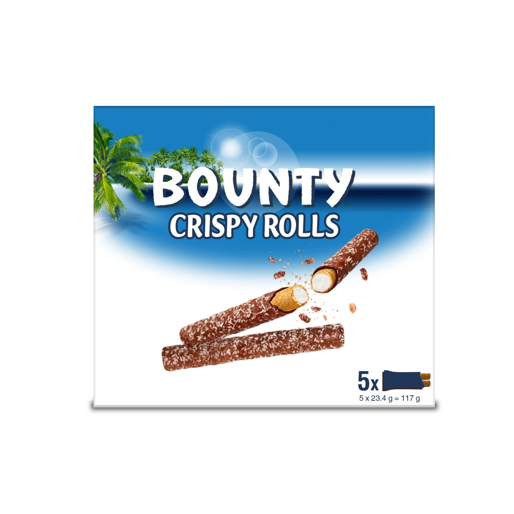 14 x Bounty Crispy Rolls 5pk - 117GM