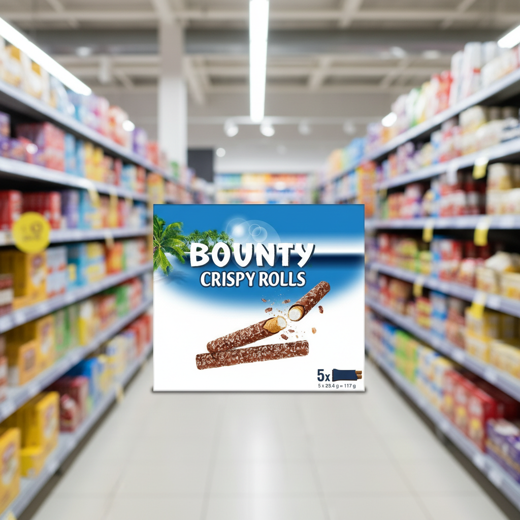 14 x Bounty Crispy Rolls 5pk - 117GM