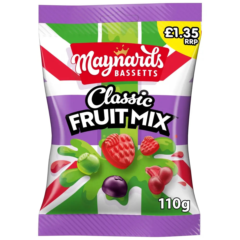 10 x Maynards Classic Fruit Bags - 110GM