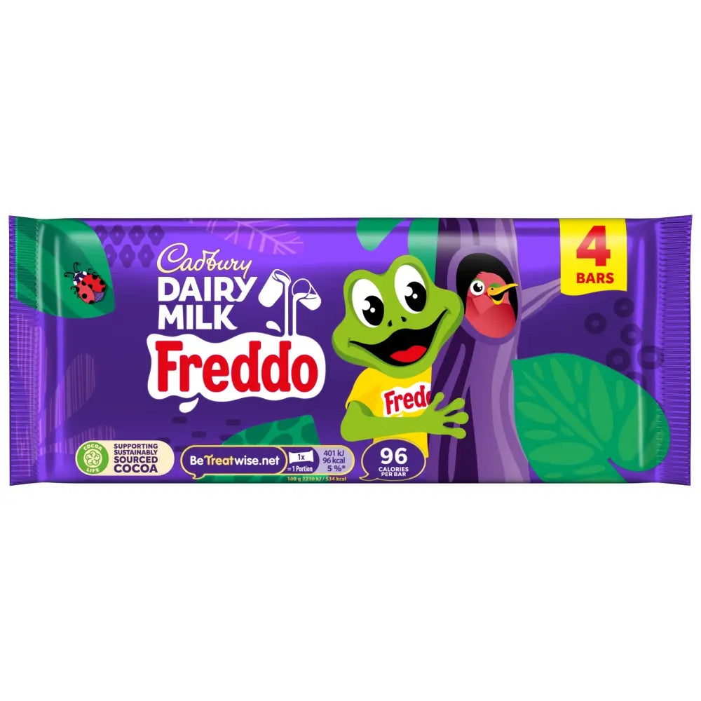 30 x Cadbury Dairy Milk Freddo Chocolate Bar 4pk - 72GM