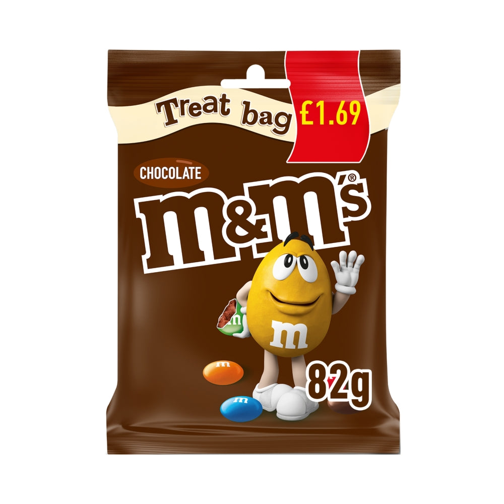 16 X M&M'S Chocolate Treat Bag - 82Gm