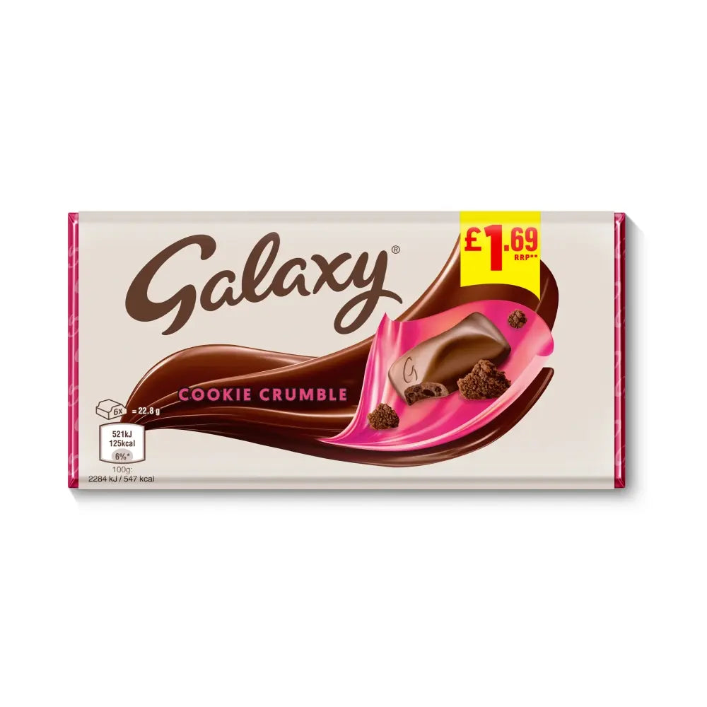 24 X Galaxy Milk Chocolate Block Bar - 100Gm