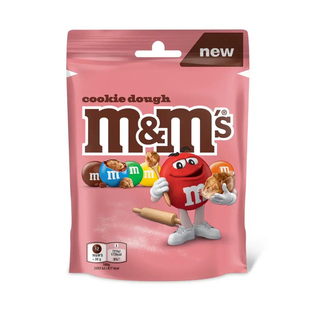 13 X M&M'S Cookie Dough Pouch Bag - 102Gm