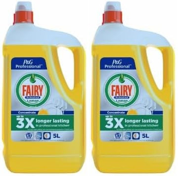2 x Fairy Professional Washing Up Liquid Lemon Bulk 5L
