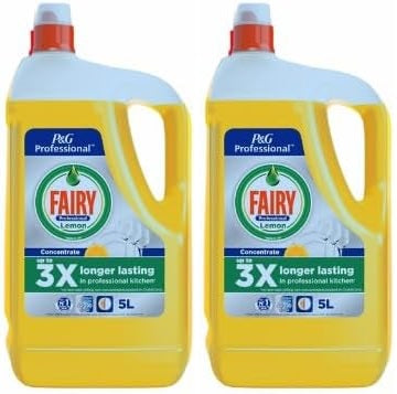 2 x Fairy Professional Washing Up Liquid Lemon Bulk 5L