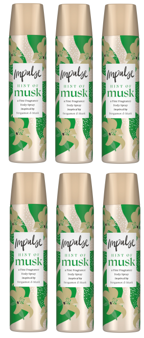 6 x Impulse Musk 75Ml