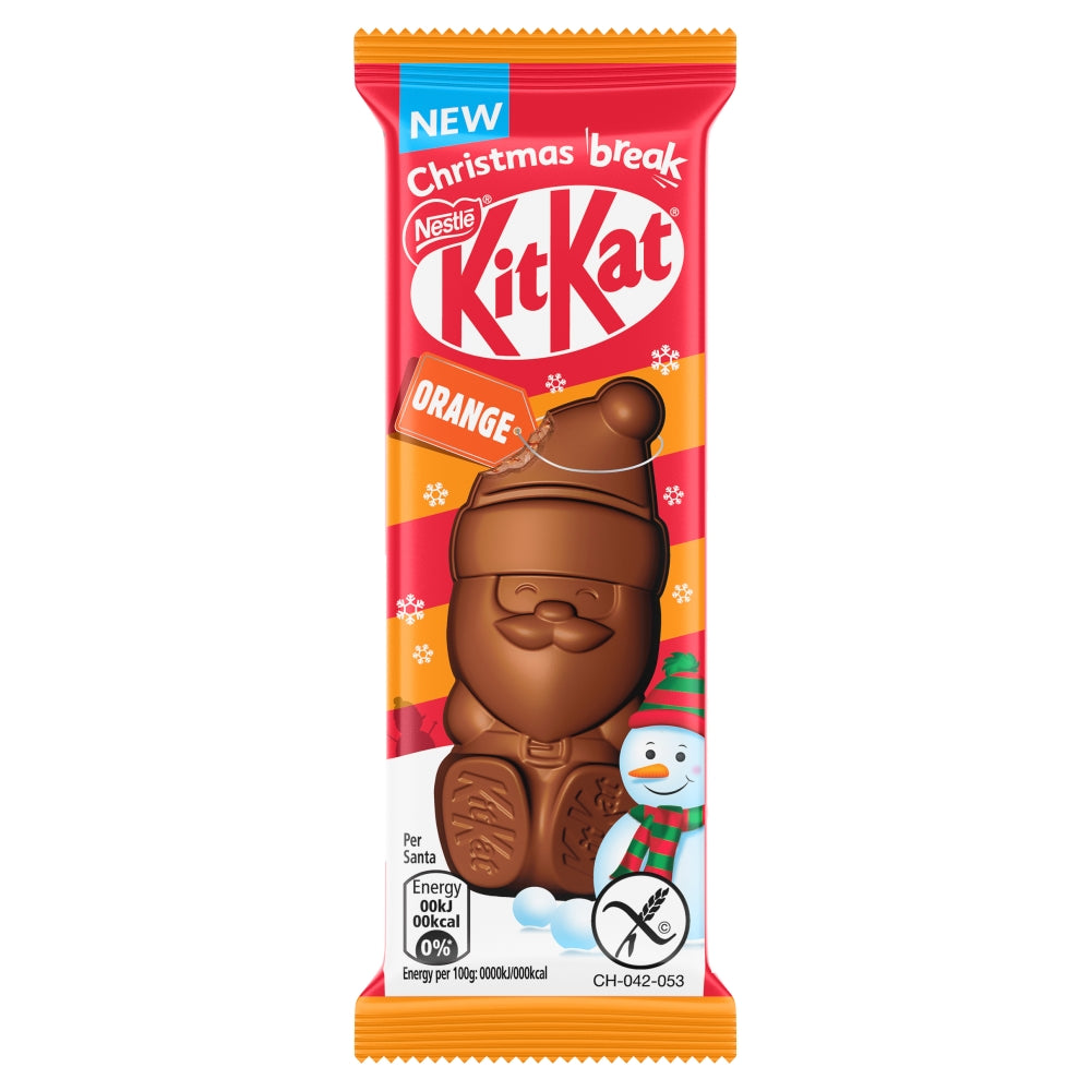 30 X Kit Kat Santa Orange - 29Gm